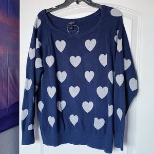 Torrid heart sweater